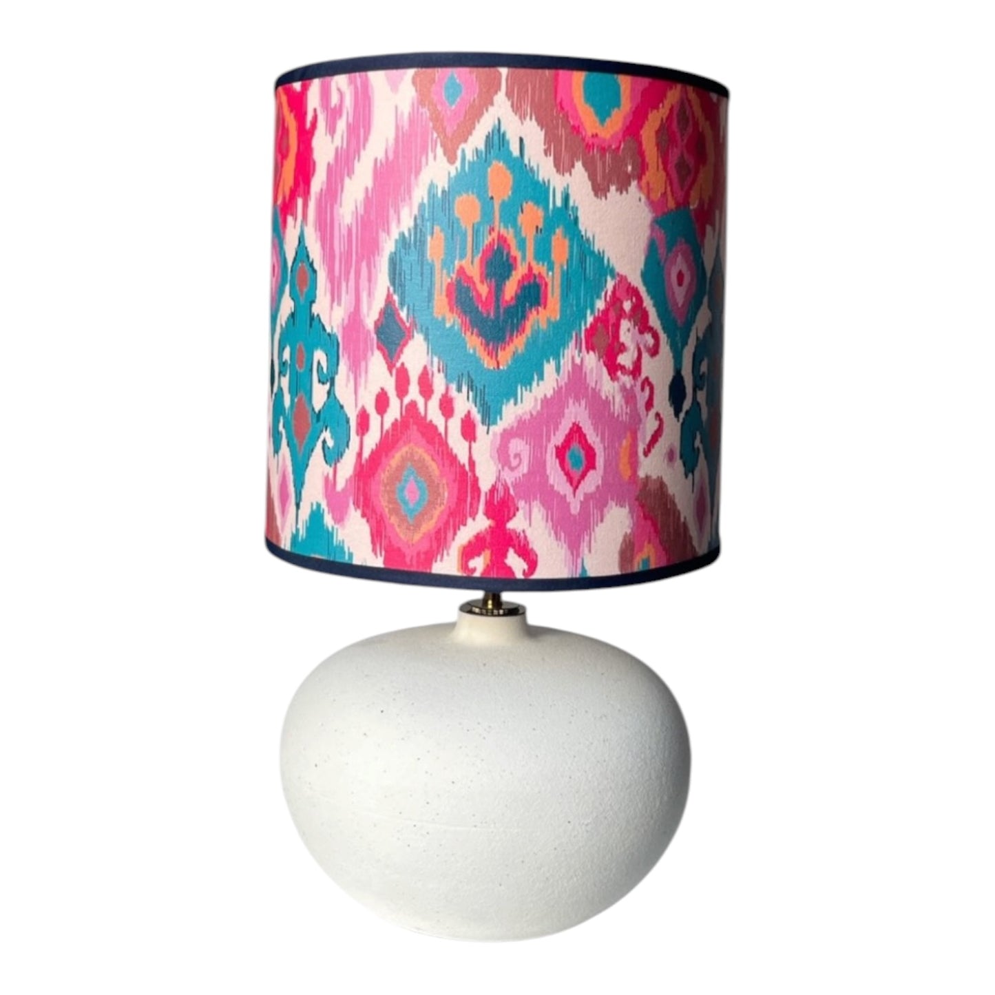 White Plump Lamp Base