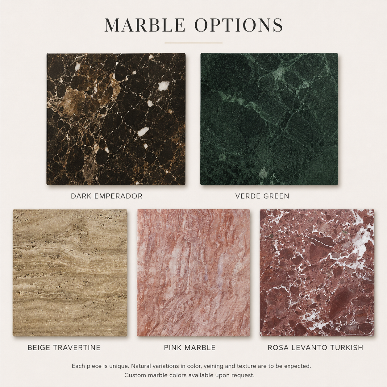 Verde Marble Console