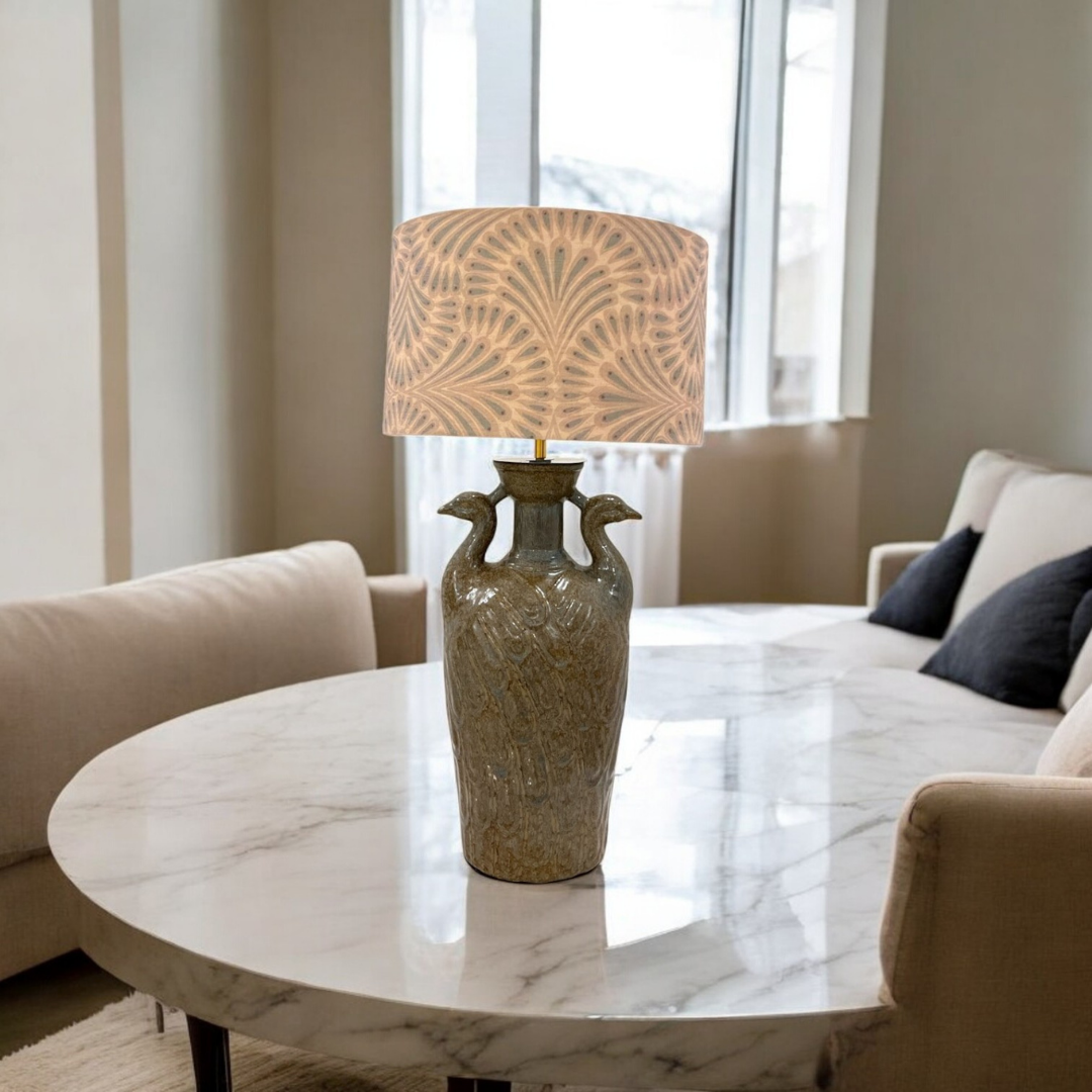 Peacock Table Lamp