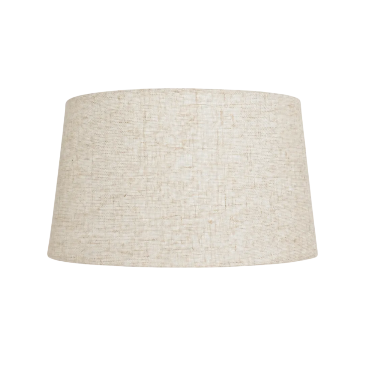 Textured Linen Slightly Conical-Shaped Handmade Lampshade - Ø40 × H23 cm