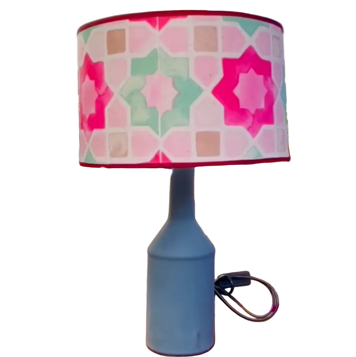 Colorful Arabesque Handmade Lampshade - Ø33 × H20 cm