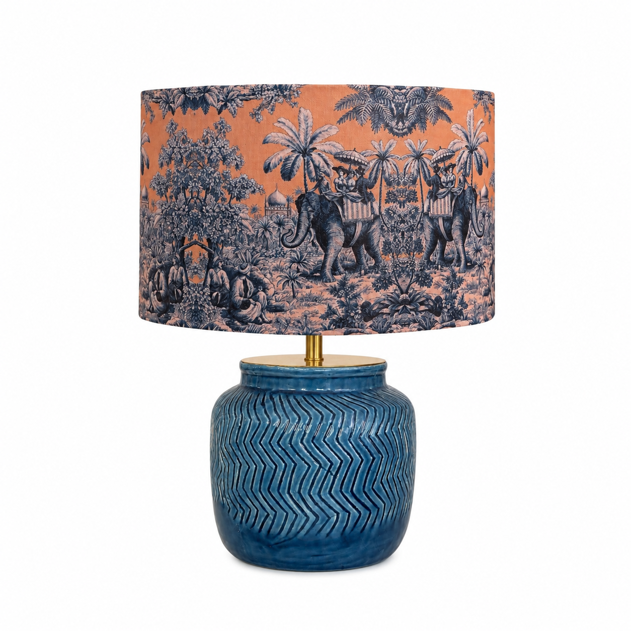 Indigo Wave Lamp Base