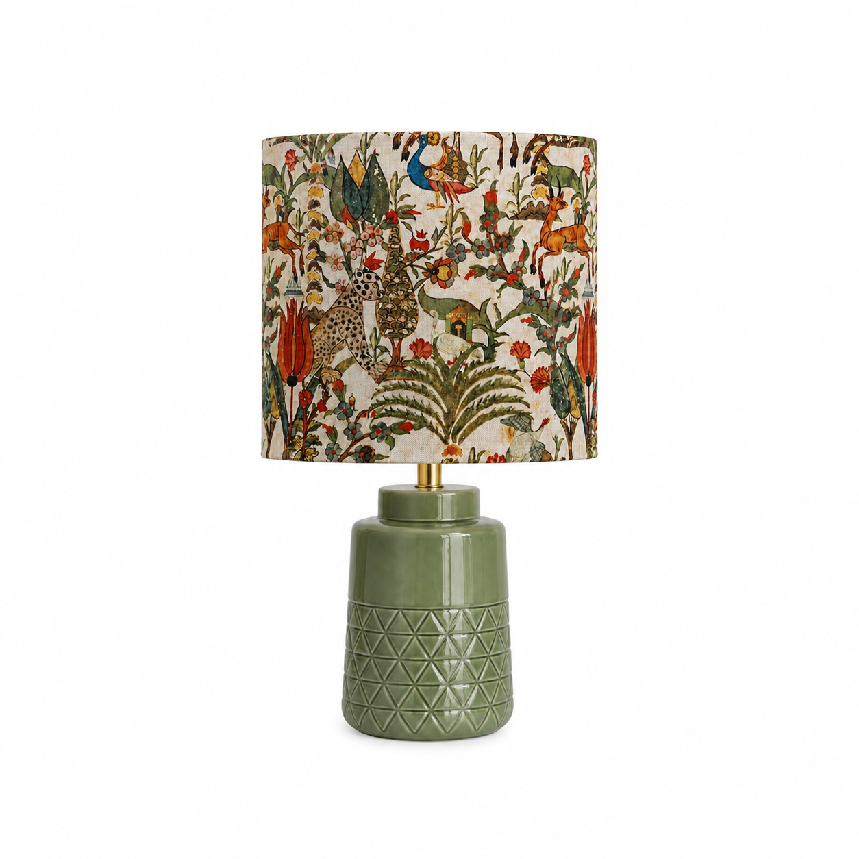 Sage Geo Lamp Base