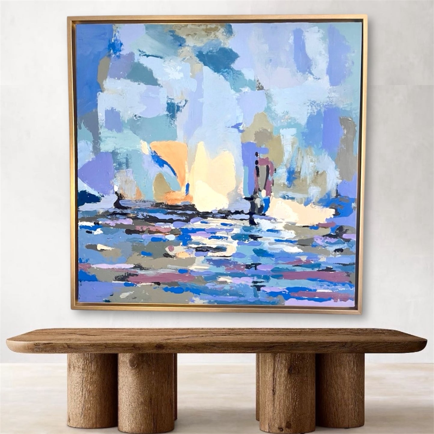 Into The Blues Painting