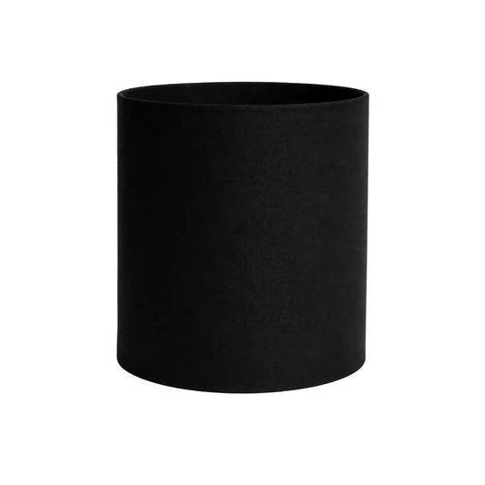 Black Handmade Lampshade - Ø25 × H25 cm
