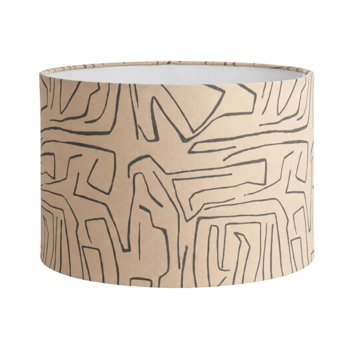 Abstract Lines Handmade Lampshade - Ø35 × H22 cm