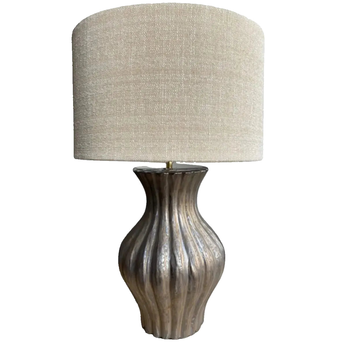 Bronze Hourglass Lamp Base