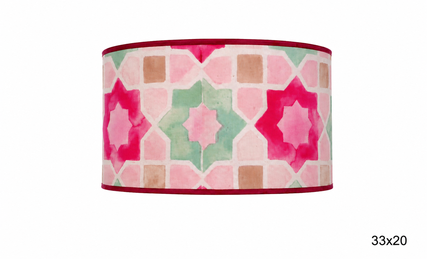 Colorful Arabesque Handmade Lampshade - Ø33 × H20 cm