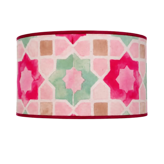 Colorful Arabesque Handmade Lampshade - Ø33 × H20 cm
