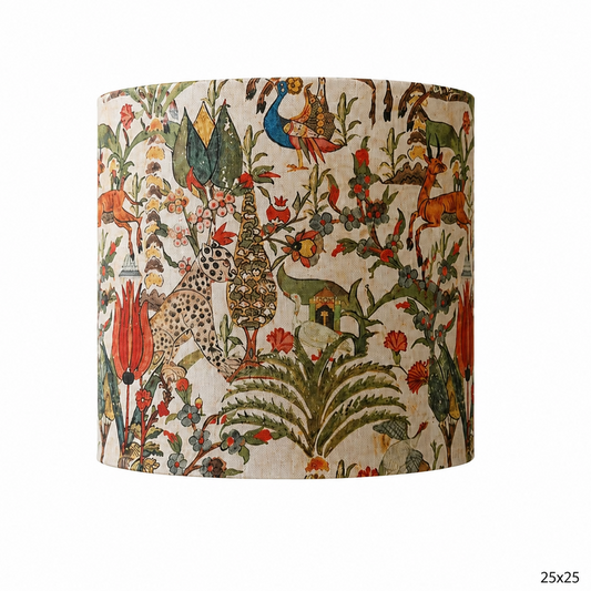 Wild Garden Handmade Lampshade – Ø25 × H25 cm