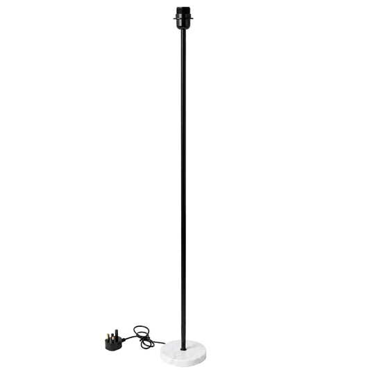 White Marble Floor Lamp Base