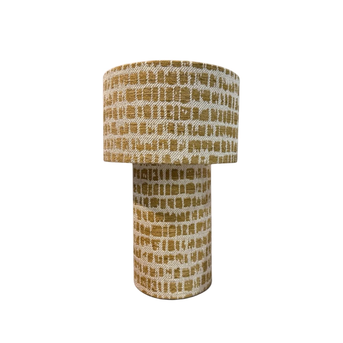 Dottie Mustard Handmade Lampshade - Ø33 × H20 cm