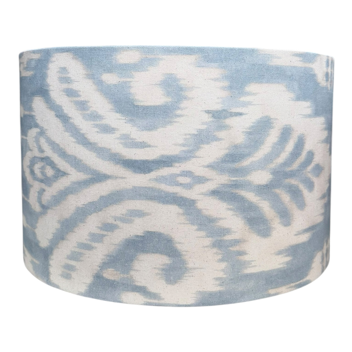 Blue Ikat Handmade Lampshade - Ø35 × H22 cm