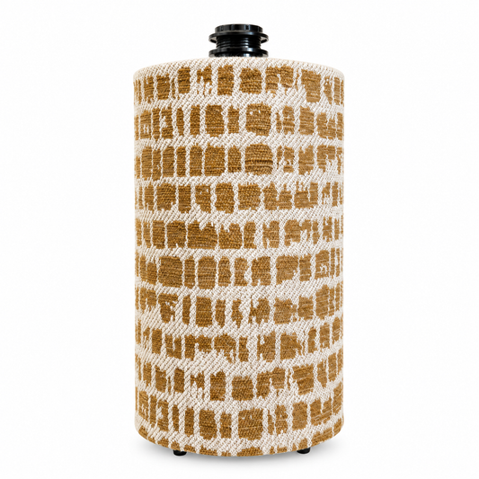 Dottie Fabric Lamp Base in Mustard