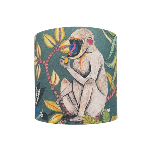 Monkey Handmade Lampshade - Ø25 × H25 cm