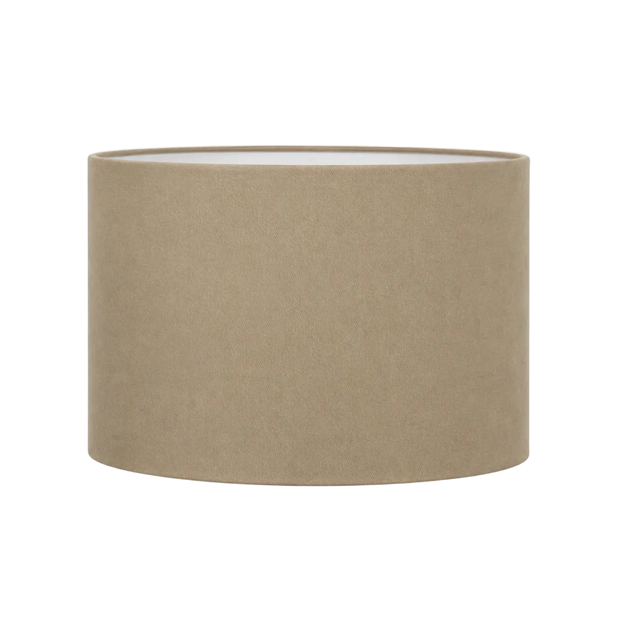 Plain Taupe Handmade Lampshade - Ø35 × H22 cm