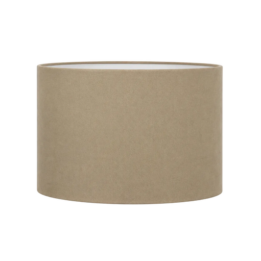 Plain Taupe Handmade Lampshade - Ø35 × H22 cm