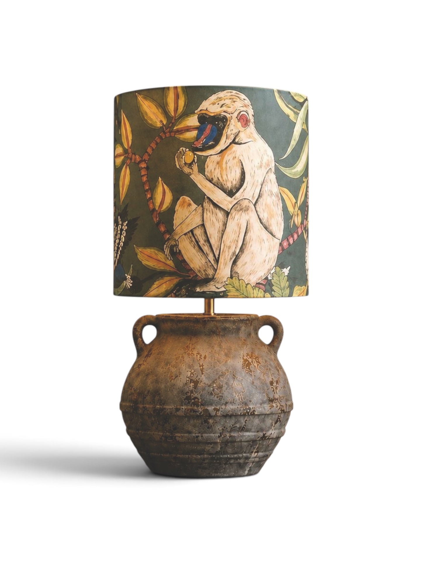 Monkey Handmade Lampshade - Ø25 × H25 cm