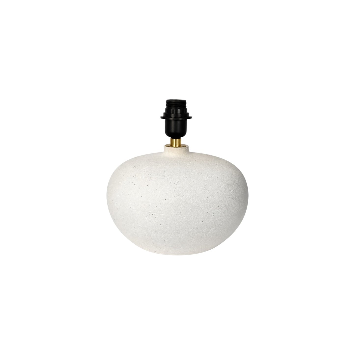 White Plump Lamp Base