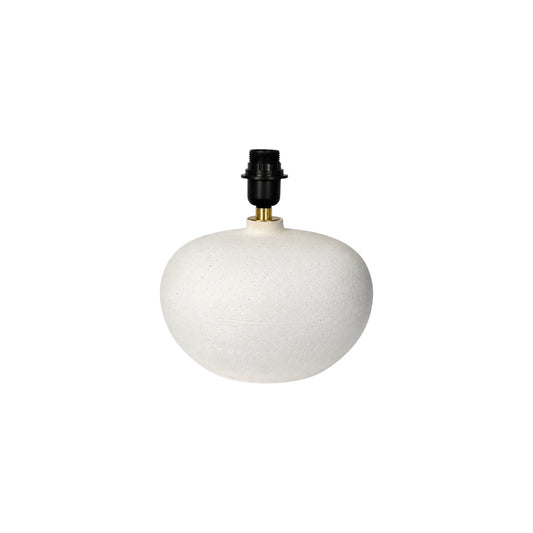 White Plump Lamp Base