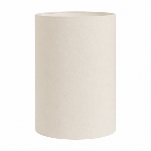Plain Linen Handmade Lampshade (Off white) - Ø30 × H38 cm