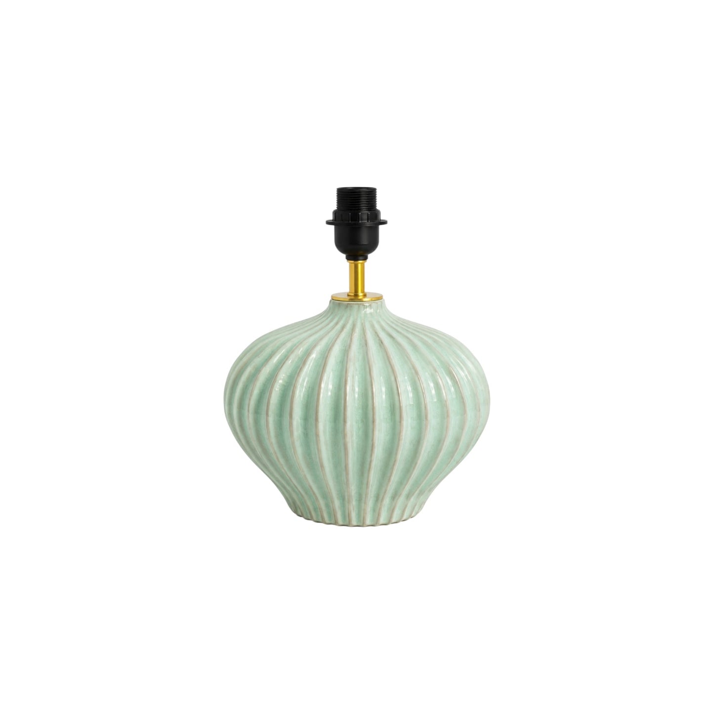 Mint Fluted Lamp Base