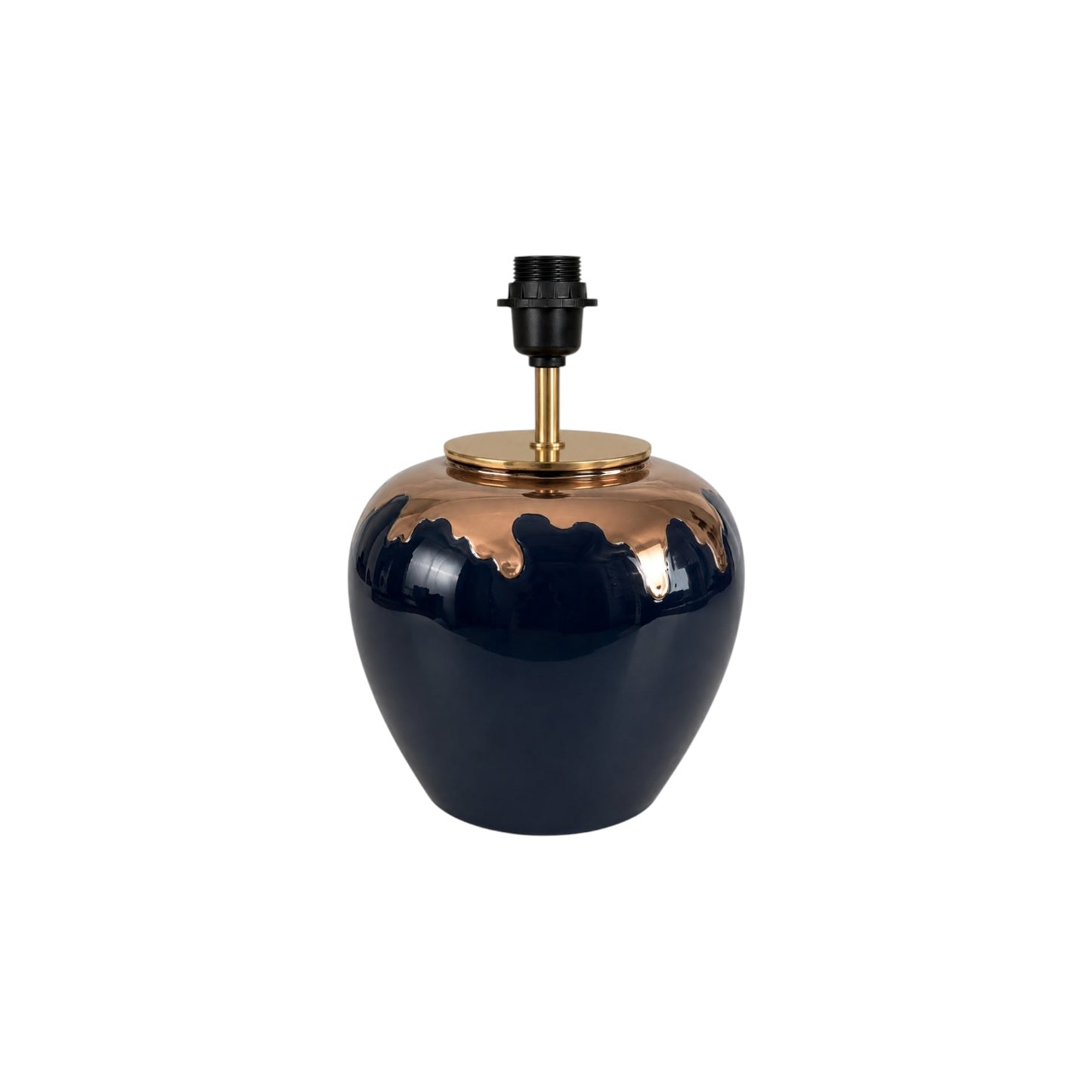 Navy Eclipse Lamp Base (Medium-Plump)