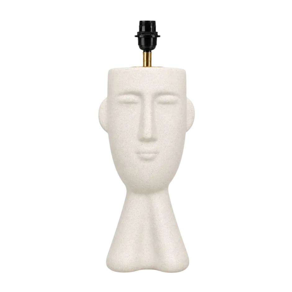 Soft White Face Lamp Base