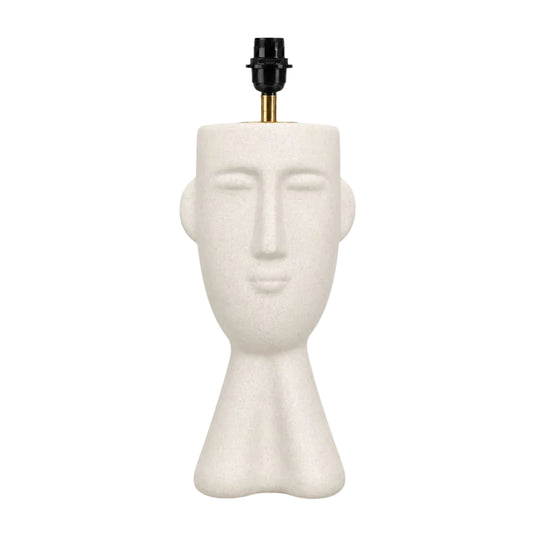 Soft White Face Lamp Base