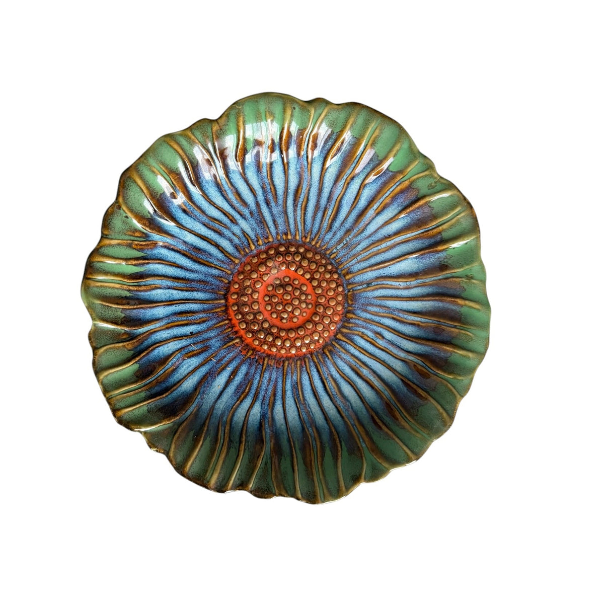 The Flower Dish (green edges)