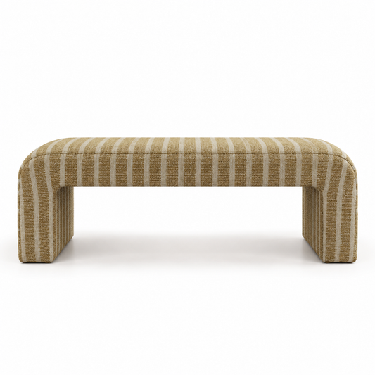 The Stripe Bench (mustard)